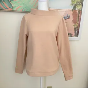 Dudley Stephens Brighton Boatneck Terry Fleece Top Natural Blush Tuckernuck thumbnail 4