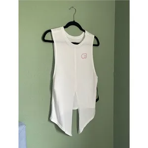 New Glyder Electric Yoga Versatile Convertible Tank Size XS White thumbnail 2