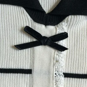 Cinta stripe sweater Black thumbnail 6