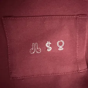 FIGS Zamora Jogger Scrub Pants XL Burgundy Wine High Waist Stretch Medical thumbnail 16