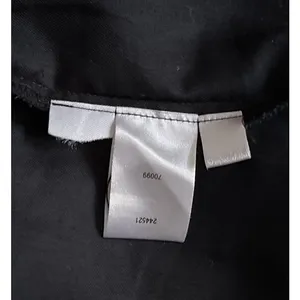 Ann Taylor Loft Size 4 Black Shift Dress Pocket Ruffle Trim Career Cocktail EUC thumbnail 14
