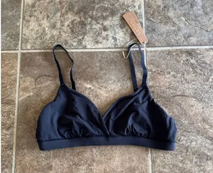 Skims Fits Everybody Crossover Bralette Onyx Size Small thumbnail 1