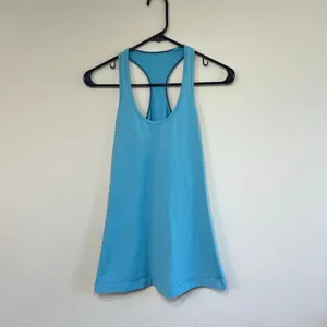 Lululemon Kayak Blue Cool Racerback Tank 4 Women thumbnail 2