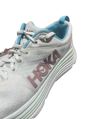 HOKA One One Gaviota 5 Women's White Running Shoes Sneakers Size 10D thumbnail 6