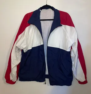 Vintage American Windbreaker Jacket Size L thumbnail 1