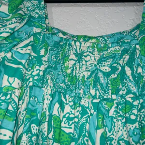 New Botanical Green Safari Sangria Delaney Dress Size 4 thumbnail 9
