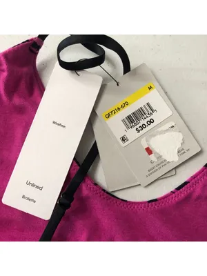 Calvin Klein 1996 Unlined Bralette Pink Zebra Print Wirefree M thumbnail 3