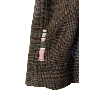 Triple Five Street Soul Jacket Womens M Used Brown Plaid 100% Wool Lined thumbnail 5