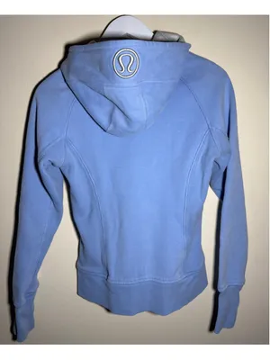 Women's Lululemon Scuba Hoodie Size 6 Baby Blue thumbnail 4