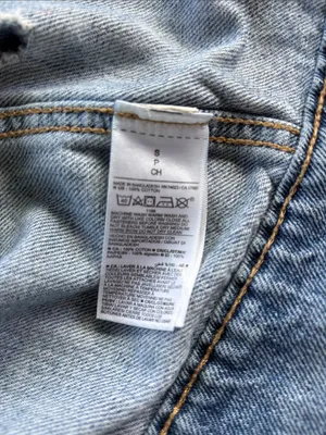 Old Navy Distressed Denim Jacket thumbnail 6