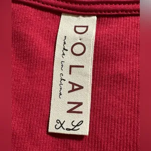 Anthropologie Dolan Lace Puff Sleeve Top size XL red thumbnail 8