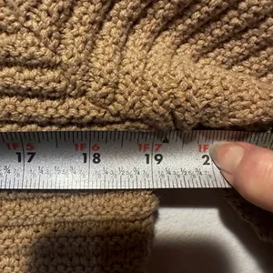 Gemma‎ + Jane tan cardigan knit size m with buttons cotton blend thumbnail 5