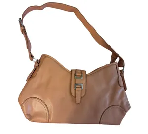 Shoulder Bag in Peach - Classic Women’s Handbag thumbnail 1