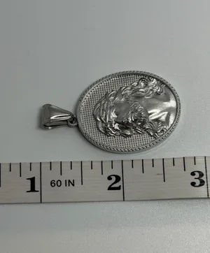 Religious Christ face Pendant thumbnail 4