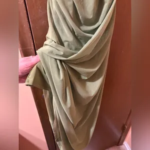 Abercrombie & Fitch Vol. 28 Sheer Halter Maxi Dress in Green thumbnail 10