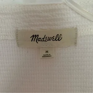 Madewell Pieced-Sleeve Cardigan thumbnail 4