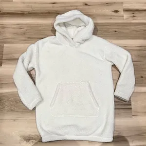Gilly Hicks White Oversized Sherpa Hoodie Women’s XXS/XS thumbnail 1