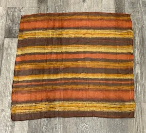 Autumn Toned Hair Scarf Orange thumbnail 1