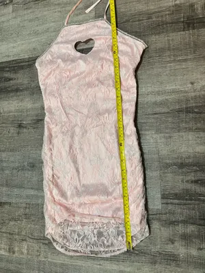 FINESSE Micaela Heart Cut Out Lace Mini Dress thumbnail 10