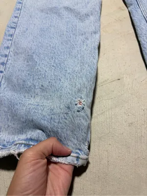 Abercrombie & fitch 90s straight Light Wash Leg ultra high rise Jeans 18L thumbnail 2