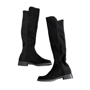 Stuart Weitzman 5050 Black Suede Over The Knee Boots US Size 5.5B EU 36 thumbnail 2