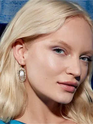 💫 Kendra Scott Elle Crystal Frame Drop Earrings thumbnail 3