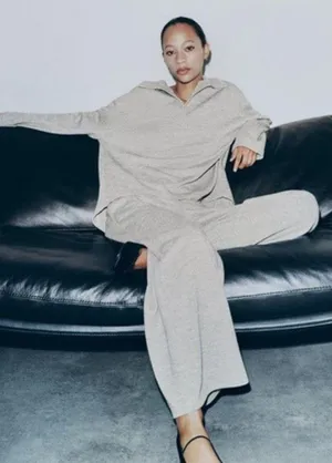 Zara soft feel pants thumbnail 3