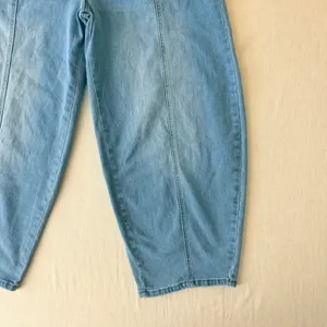 Zigoss Seam Detail Barrel Leg Jeans Women 7/28 Blue thumbnail 6