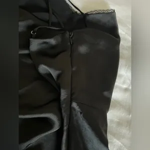ZARA Black Strappy Top - Minimalist Camisole - Size XL thumbnail 6