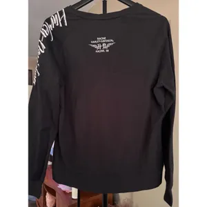 Harley-Davidson Racine WI Black Skull Embroidered V-Neck Pullover Hoodie L thumbnail 8