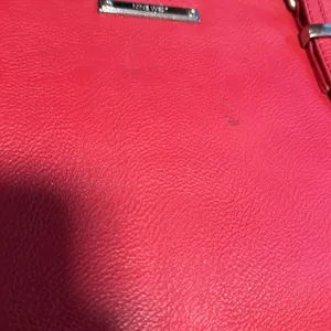 NINE WEST RED LEATHER TOTE thumbnail 6