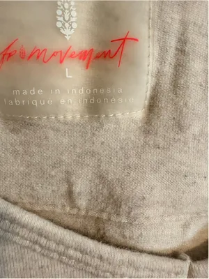Free People FP Movement Onesie Jumpsuit Size L Oatmeal Heather thumbnail 5