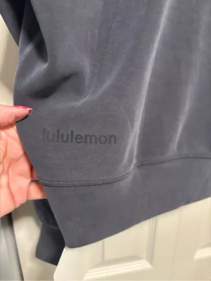 NWT Lululemon Softstreme Oversized Cropped Crew thumbnail 3