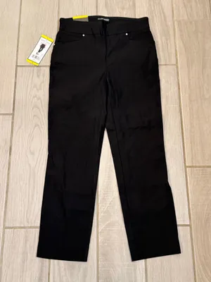 Hilary Radley Black Ankle-Length Tummy Control Pants thumbnail 4