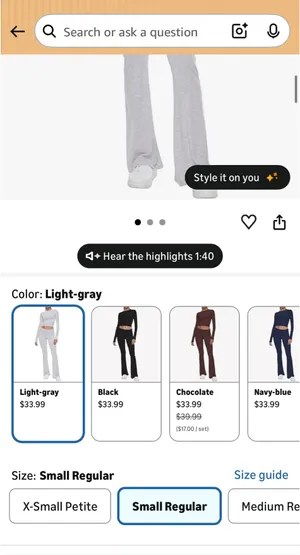 Another Chill Amazon Gray Lounge Set thumbnail 4