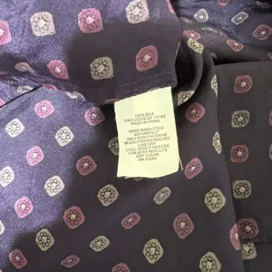 Express Design Studio size small purple silk top thumbnail 5