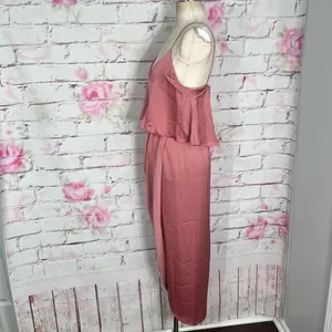 Shona Joy nwot LUXE COCKTAIL FRILL DRESS - ROSE thumbnail 9