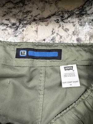 Levi's Olive Green Surf Camp Hybrid Shorts thumbnail 4