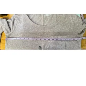 Old Navy Boyfriend Long Sleeve Scoop Neck Top Womens XS Linen Blend Minimalist thumbnail 8