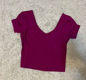 Lululemon Align Tee Size 6 Magenta thumbnail 3