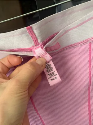 SKIMS Boxer shorts high rise Cotton Ribbed Bubblegum pink barbie lounge pjs thumbnail 3