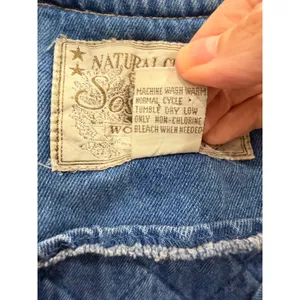 Sostanza Womens Vest Large Blue Denim Workwear Quilted Back Multi-Pocket Utility thumbnail 5
