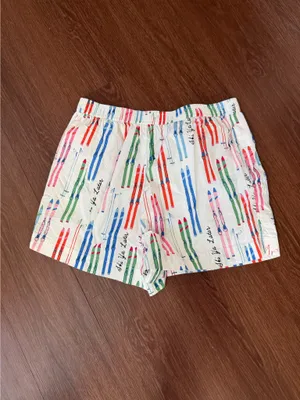 Lyre Bird Anthropologie Ski Ya Later Printed Boxer Shorts thumbnail 5