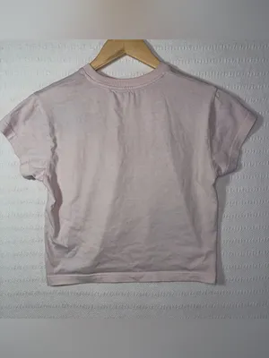 Sandy Liang Womens Y2K Crop Logo Baby Cotton Tee Size S Rhinestones Designe thumbnail 2