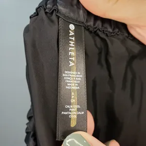 Athleta Calm Cool Wide Leg Pants Black S thumbnail 3