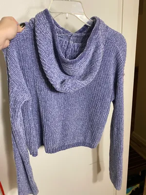 Hooded Sweater Purple Size XS thumbnail 2