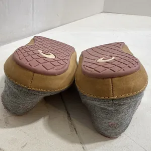 Olukai Lania Kilohana Slippers Gray Pink Quilted Lounge Slide Shoes Womens Sz 8 thumbnail 8
