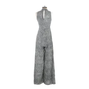Charme u Size small Checkered Jumpsuit Blue thumbnail 2