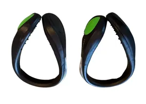 Black Lighted Shoe Clips Night Outdoor Activities - Running, Hiking, Walking thumbnail 1