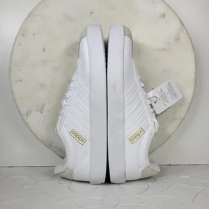 Adidas VL Court 3.0 Skate Sneakers Size 7 White Gold Leather Casual Everyday NEW thumbnail 12
